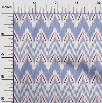 Хлопковая гибкая ткань oneOone Ткань для печати Chevron Ikat в ярдах шириной 40 дюймов 42 Inch Wide - Viscose Chiffon оливковое зеленый