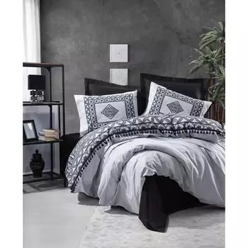 Хлопковая коробка Candy Double Duvet Cover Set Degno Black