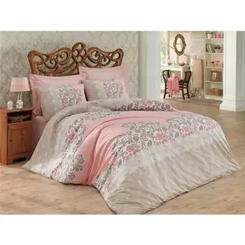Хлопковая коробка Ranforce Double Duvet Cover Set - Megan Beige