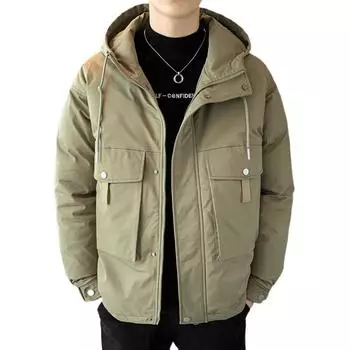 Хлопковая куртка для мужчин, теплое и плюшевое толстое пальто, хлопковая куртка для мужчин, повседневная куртка XXXXXL
