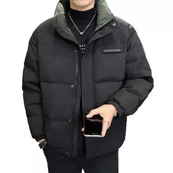 Хлопковая куртка мужская зимняя американская ретро-лоскутная хлопковая куртка теплое хлопковое пальто топ XXXXL