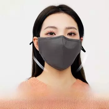 Хлопковая маска Enai De Unisex: Защита от ультрафиолета осенью/зимой, модная защита от пыли и солнца One Size