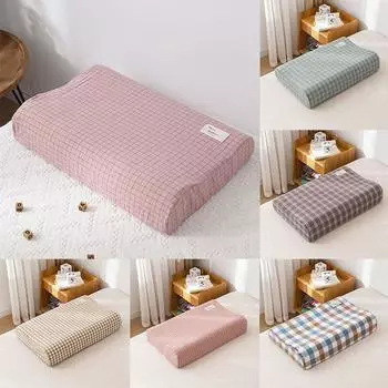 Хлопковая наволочка для сна, краткая стильная наволочка, латексная наволочка, краткая латексная подушка JoomZL S