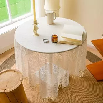 Хлопковая нить Сетчатая скатерть для обеденного стола Искусство Личность Ретро Накидка Ткачество Чистый хлопок Веревка Накидка Полотенце Характеристики 150*100cm