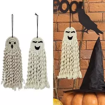 Хлопковая нить страшные украшения DIY подвеска-призрак милый подвесной орнамент домашний декор Style 1