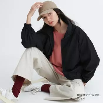 Хлопковая объемная блузка UNIQLO