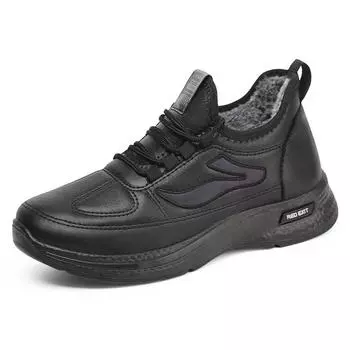 Хлопковая обувь зима новая уличная мужская обувь флис утолщенные зимние ботинки теплые и морозостойкие короткие ботинки полиуретановые короткие ботинки 39