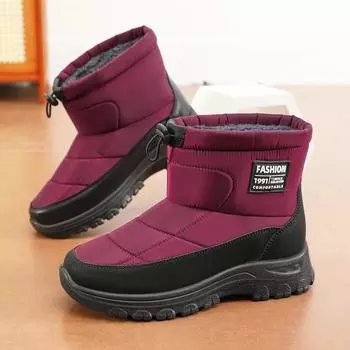Хлопковая обувь Зимняя одежда Повседневные хлопковые ботинки Утолщенные повседневные ботинки Уличные теплые зимние ботинки 36