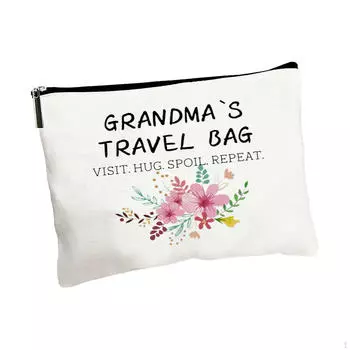 Хлопковая парусиновая косметичка, косметические сумки на молнии, дорожные туалетные принадлежности для Style A