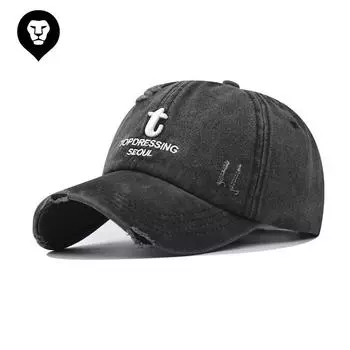 Хлопковая персонализированная бейсболка с вышивкой буквы Т, новая персонализированная кепка с вышивкой на четыре сезона Adjustable