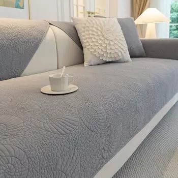 Хлопковая подушка для дивана Four Seasons. Обычный чехол для дивана. Нескользящая ткань. Полотенце для диванной подушки. Простая современная ткань для чехла на диван. 70*70cm