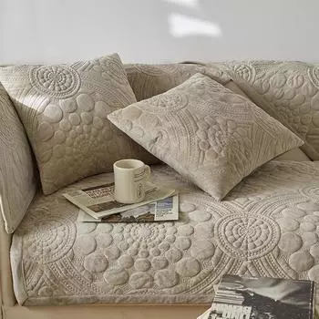 Хлопковая подушка для дивана Four Seasons, универсальная нескользящая подушка, мебель для гостиной, чехол для дивана, спинка, полотенце, защита мебели 45x45 pillowcase 1pc