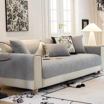 Хлопковая подушка для дивана, хлопковая ткань, нескользящая, простая, универсальная, в китайском стиле, чехол для дивана, тканевая подушка 70*70cm