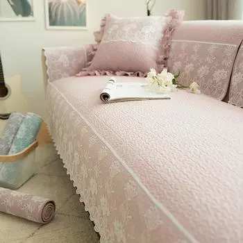 Хлопковая подушка для дивана, простой современный четырехсезонный универсальный тканевый чехол из цельного дерева, тканевый чехол, кожаная нескользящая подушка 70*70