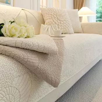 Хлопковая подушка для дивана, универсальная хлопковая подушка для четырех сезонов, новые нескользящие подушки для сидения, кожаный чехол для дивана, спинка, тканевый чехол для полотенец 70*70cm