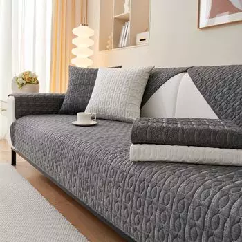 Хлопковая подушка для дивана, универсальная нескользящая подушка для всех сезонов, новый чехол для дивана, универсальный чехол для дивана, тканевая подушка для полотенец 70*70cm