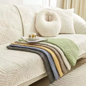 Хлопковая подушка для дивана, универсальная всесезонная противоскользящая подушка, зимняя кожаная подушка из цельного дерева, чехол для дивана, шарф, полное покрытие 70*70