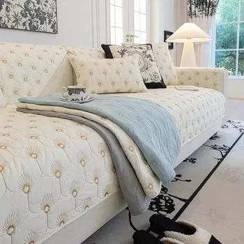 Хлопковая подушка для дивана в европейском стиле, универсальная хлопковая подушка для дивана Four Seasons, высококачественная нескользящая подушка для дивана 70*70cm