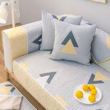 Хлопковая подушка для дивана, всесезонная универсальная ткань, массив дерева, нескользящий хлопковый чехол для дивана, чехол для полотенца, подушка для сиденья 70*70