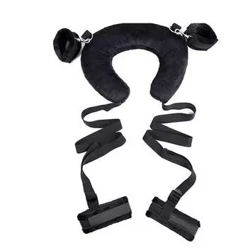 Хлопковая подушка для позиционирования секса, наручники, бинты с открытыми ногами, секс-игрушка для пары