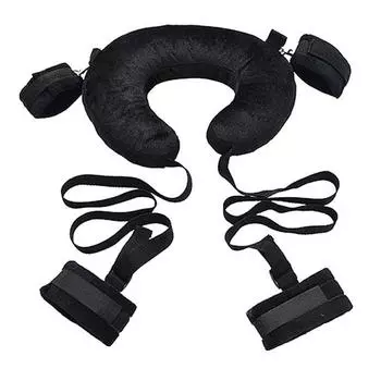 Хлопковая подушка для позиционирования секса, наручники, бинты с открытыми ногами, секс-игрушка для пары