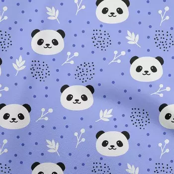 Хлопковая поплиновая ткань oneOone голубовато-фиолетовая ткань Kawai для шитья ремесленная ткань с принтом во дворе 42 дюйма 42 Inch Wide - Cotton Cambric фиолетовый