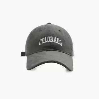 Хлопковая ретро-винтажная бейсболка для мужчин и женщин из денима с вышитыми буквами верблюд