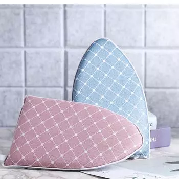 Хлопковая ручная гладильная доска, высокотемпературный изоляционный коврик, маленькая портативная перчатка, подвесная гладильная доска, коврик для глажки одежды серый