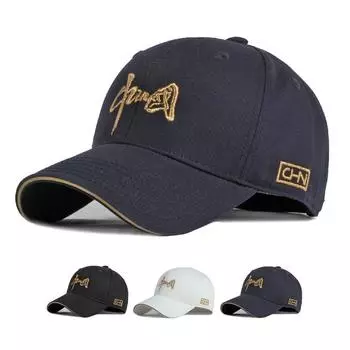 Хлопковая шляпа, китайская бейсболка с вышивкой для мужчин и женщин, уличная солнцезащитная кепка, шляпа Snapback, панамская кепка с хвостиком, шляпы с козырьком 55-60cm белый