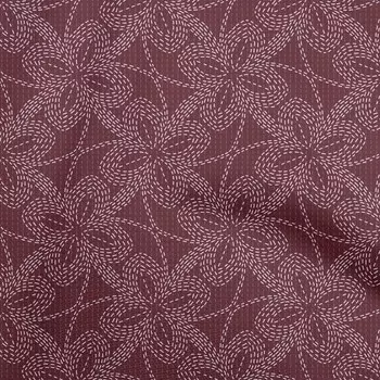 Хлопковая ткань oneOone Flex Maroon, бегущая строчка, цветочные принадлежности для квилтинга, ткань для шитья с принтом, 40 дюймов во дворе 42 Inch Wide - Viscose Chiffon средний синий