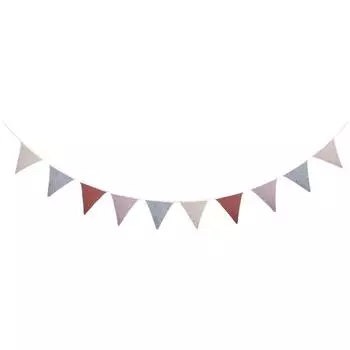 Хлопковая ткань, вымпел, гирлянда, флаги, треугольные баннеры, гирлянды для детского праздника и украшения игровой комнаты X3UC