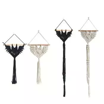 Хлопковая веревка Настенное украшение Сад Хэллоуин This is the figure