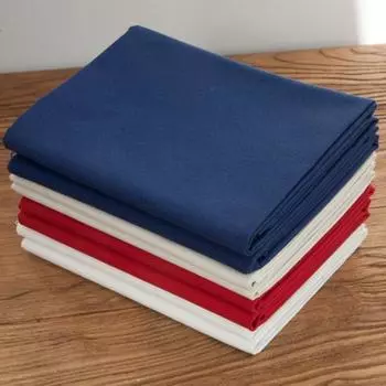 Хлопково-льняная ткань, удобная вышивка, мягкая на ощупь, легко режется, пластичная ткань для рукоделия, изготовление поделок белый