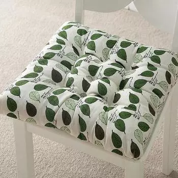 Хлопково-льняная утолщенная подушка, летняя дышащая подушка для офисного стула, студенческая классная доска, татами, круглая мягкая подушка 45*45CM