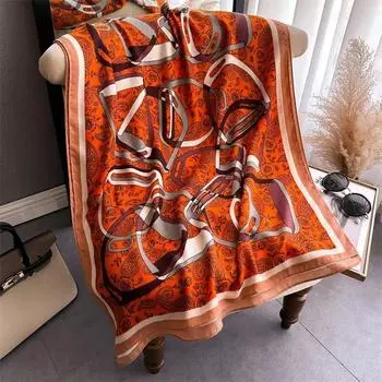 Хлопково-льняной шарф фуляр женская повязка на голову роскошный хиджаб женский мягкий теплый пляжный шарф эшарп шаль большой платок эшарп бандана 178X66CM