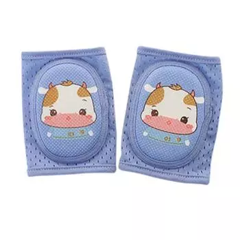 Хлопково-полиэстеровые детские наколенники сетчатые детские гетры милые защитные наколенники для ползания для малышей E