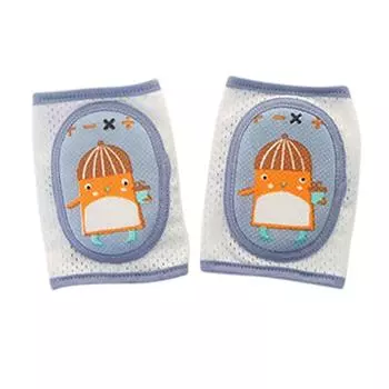 Хлопково-полиэстеровые детские наколенники сетчатые детские гетры милые защитные наколенники для ползания для малышей C