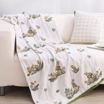 Хлопковое банное полотенце, впитывающее, быстросохнущее, четырехслойное, большое банное полотенце для взрослых, весенне-осенние модели, мягкое, не легко выпадение волос, большое полотенце с запахом 80 * 160cm