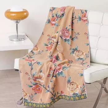 Хлопковое банное полотенце, впитывающее, быстросохнущее, четырехслойное, большое банное полотенце для взрослых, весенне-осенние модели, мягкое, не легко выпадение волос, большое полотенце с запахом 80 * 160cm