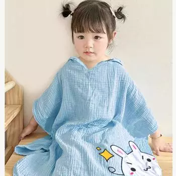 Хлопковое детское полотенце, однотонное, дышащее, детское банное полотенце с капюшоном, детское, для купания, пляжное полотенце для новорожденных, детский халат 60x80cm розовый