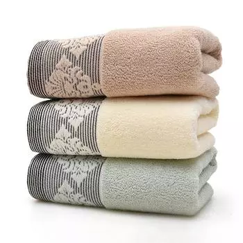 Хлопковое европейское полотенце с цветочным узором, мягкое, впитывающее, большое полотенце для лица, подарочное, для супермаркета, оптовая продажа, полотенце для лица, бытовое полотенце 33*74