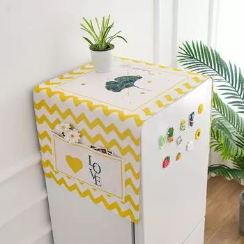 Хлопковое льняное пылезащитное полотно, водонепроницаемое общее полотно для бытовой техники 45x140 Refrigerator Washing Machine