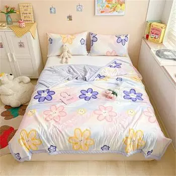 Хлопковое летнее одеяло для домашнего дивана, тонкое одеяло с кондиционером, мягкое офисное одеяло для сна, украшение для спальни, украшение для дома, покрывало на кровать 150x200cm