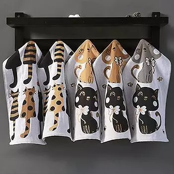 Хлопковое марлевое полотенце для мытья лица, милое маленькое полотенце, мягкое, впитывающее, быстросохнущее, без ворса, 5 шт., домашнее полотенце 25x50cm5pcs бежевый