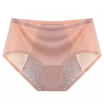 Хлопковое нижнее белье, физиологическое нижнее белье, водонепроницаемые трусы, менструальные трусы, женские впитывающие трусы, удобные M розовый