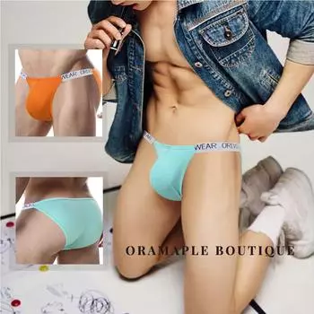 Хлопковое нижнее белье, модные U-выпуклые сексуальные удобные трусы Calzoncillo, мужские трусы L синий