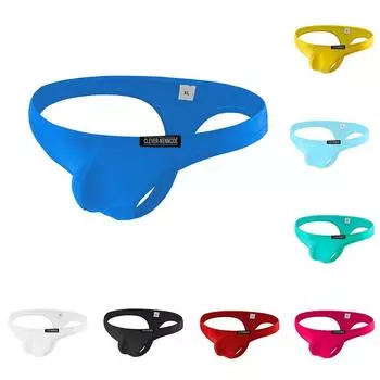 Хлопковое нижнее белье с низкой талией, мужские трусики-карманы, сексуальные трусы M