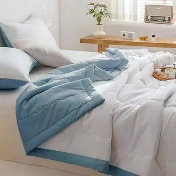 Хлопковое одеяло, пуховое одеяло/одеяло/утешитель, летнее роскошное одеяло, ледяное тонкое одеяло, 150 одеял для односпальной кровати 100x150cm