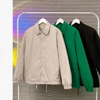 Хлопковое пальто мужское осенне-зимнее новое мужское пальто уличное хип-хоп свободное хлопковое пальто мужское M