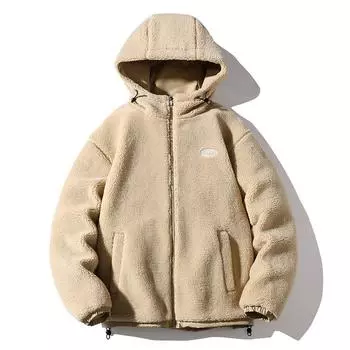 Хлопковое пальто мужское зимнее пальто из овечьей шерсти мужское корейский стиль модное утолщенное свободное студенческое модное брендовое парное зимнее пальто хлопковое пальто M